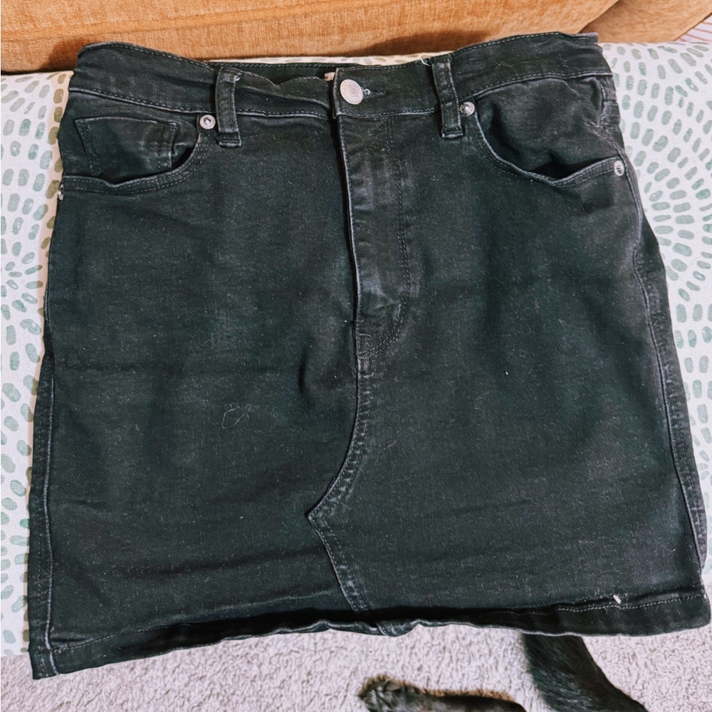 Free People Denim Mini Skirt